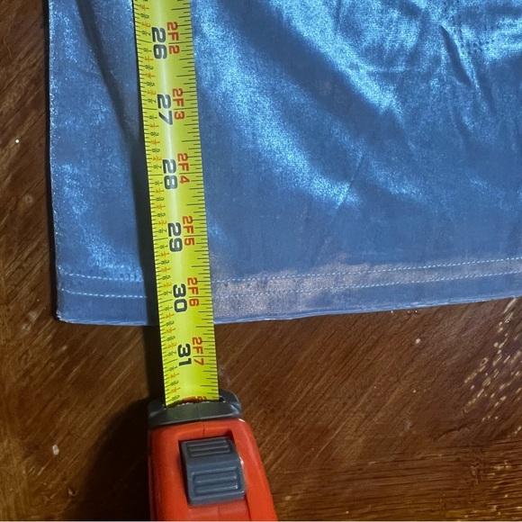 Christian Lacroix NWT Steel Blue Velvet Wide Leg High Waisted Pants Size Medium - Picture 8 of 10